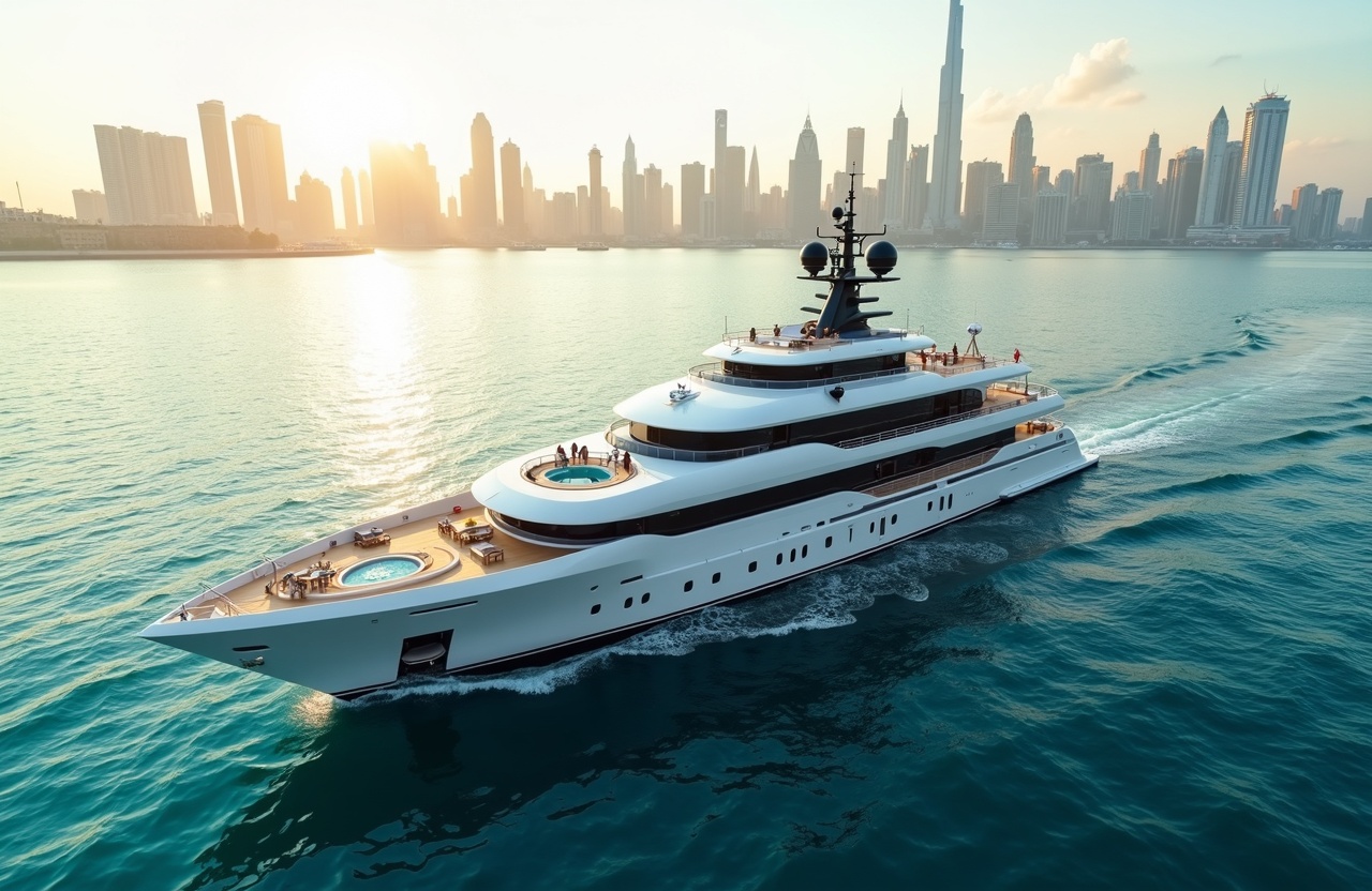 Oasis Fire 200ft yacht